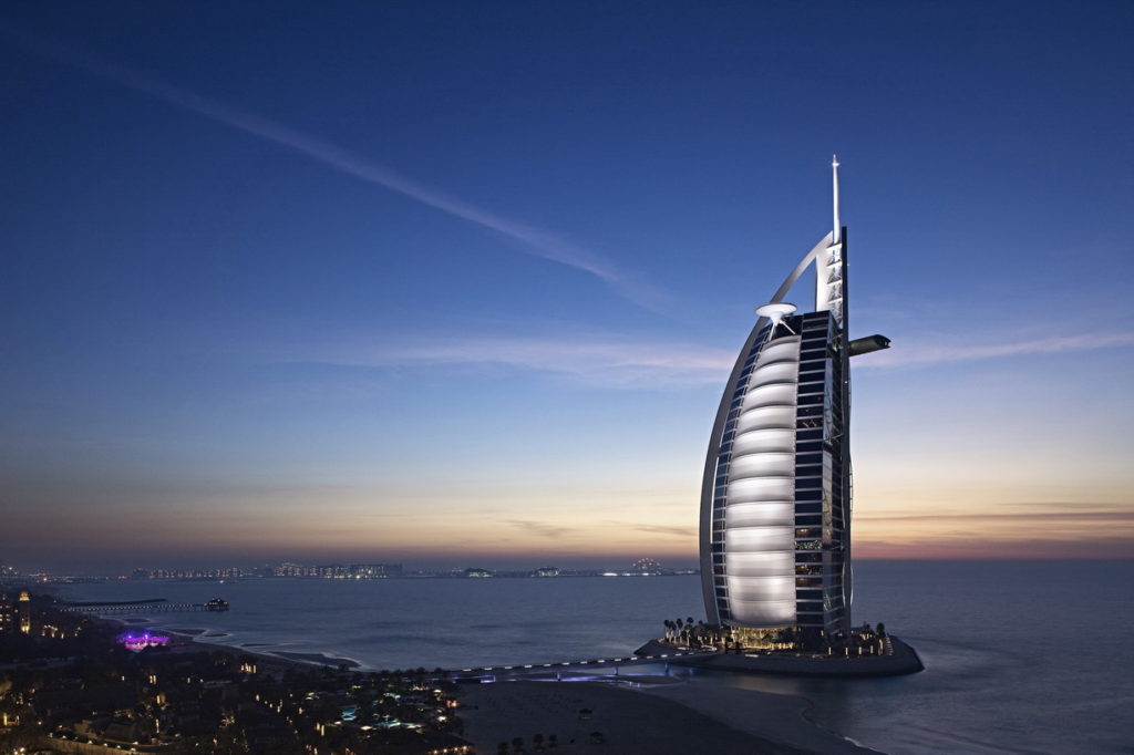 burj al arab hotel dubai uae sky sea